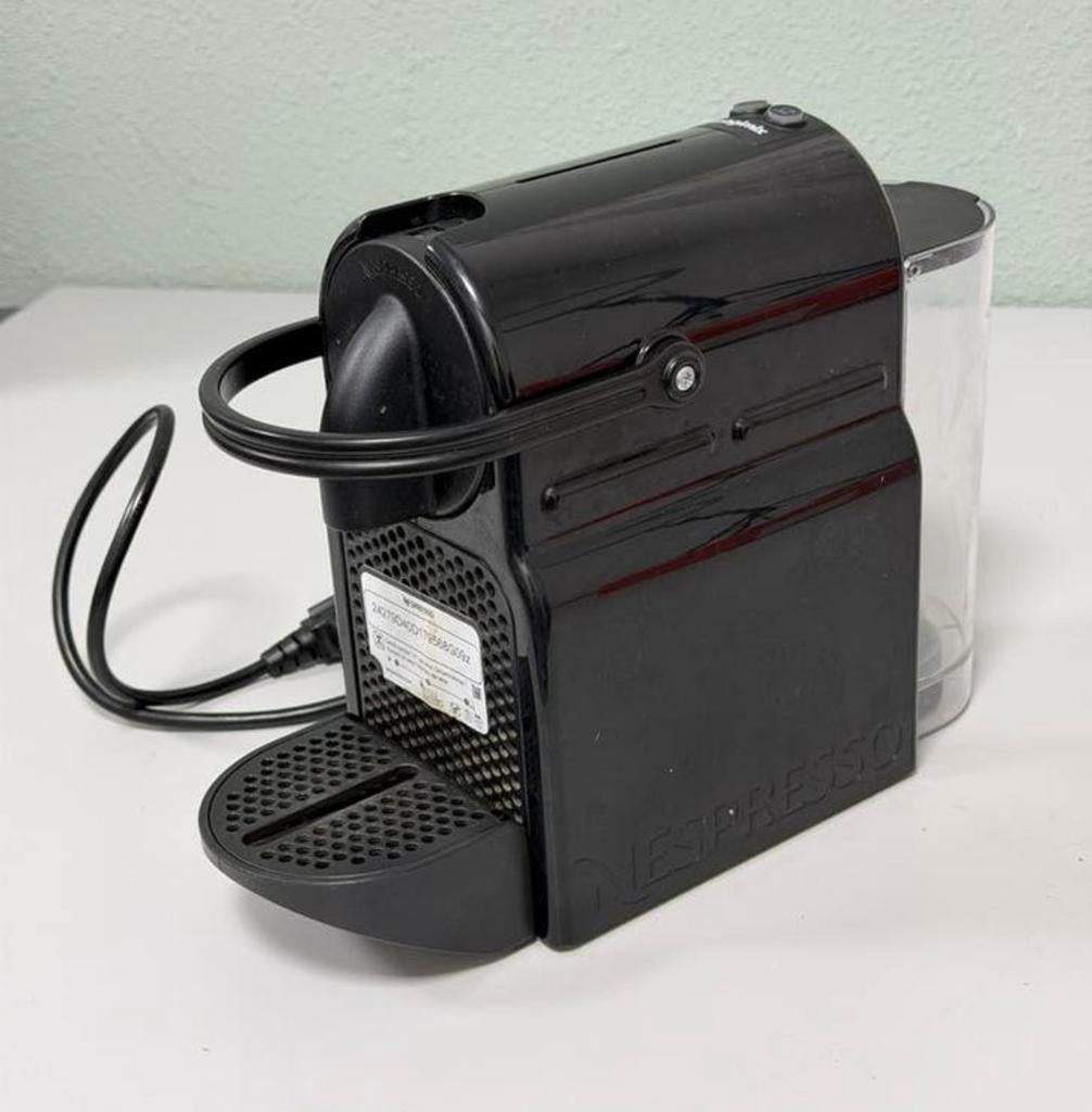 Nespresso Magimix Inissia M105 zwart koffiecupmachine black, Afneembaar waterreservoir, Koffiepads en cups, Espresso apparaat