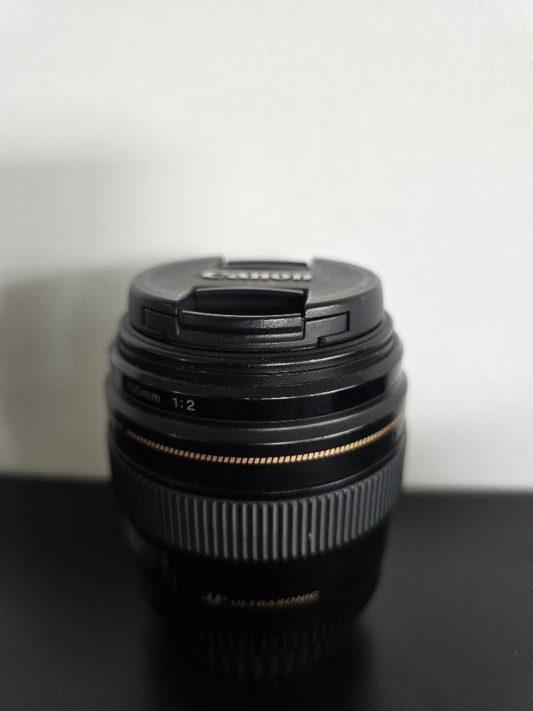 Canonlens 100mm EF 1:2, Ophalen of Verzenden, Zo goed als nieuw, Overige typen