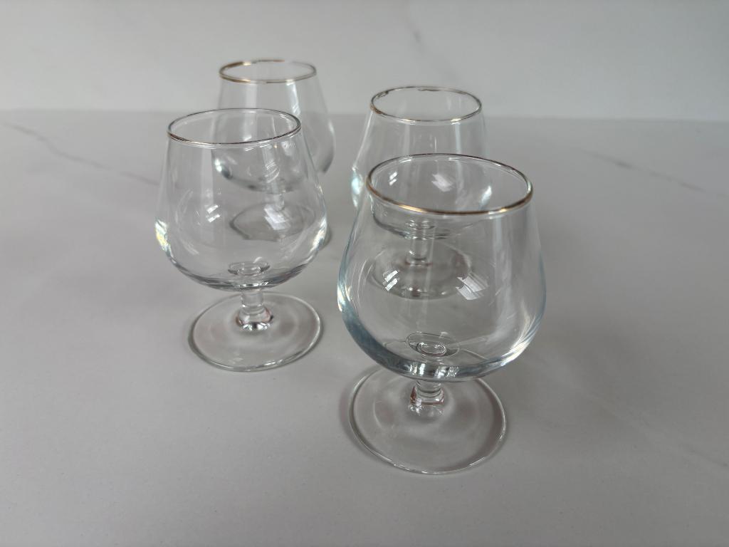 Set van 4 cognacglazen, Ophalen, Gebruikt, Borrel- of Shotglas
