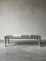 Vintage Italiaanse chroom salontafel, Ophalen, Zo goed als nieuw, Glas