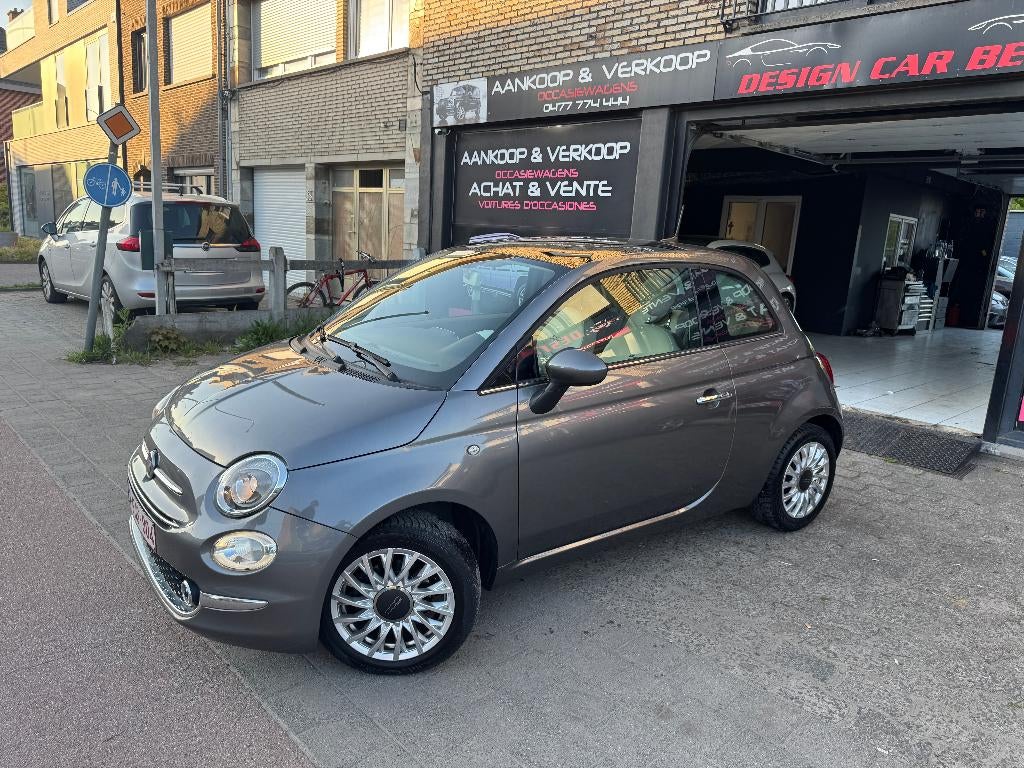 Fiat 500 1200cc benzine Panorama Navigations Clim, Auto's, Parkeersensor, Euro 6, Bedrijf, Handgeschakeld