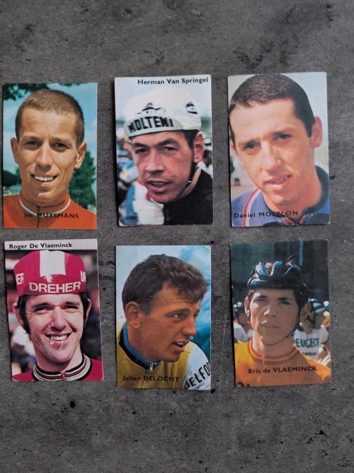 VICTORIA VEDETTEN PARADE V SPRINGEL DE VLAEMINCK 6X, Hobby en Vrije tijd, Stickers en Plaatjes, Ophalen of Verzenden