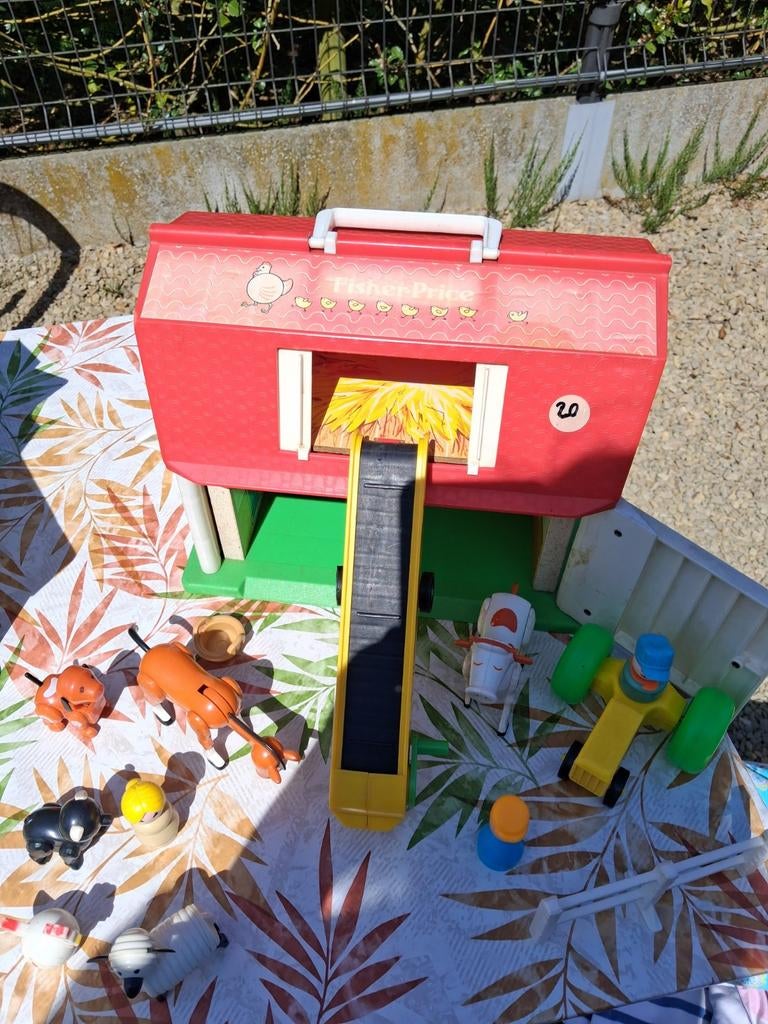 Fisher Price boerderij, Ophalen