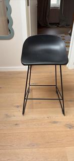 Barstoelen zwart, Huis en Inrichting, Barkrukken, 3 krukken, Ophalen, Zo goed als nieuw, 60 tot 90 cm