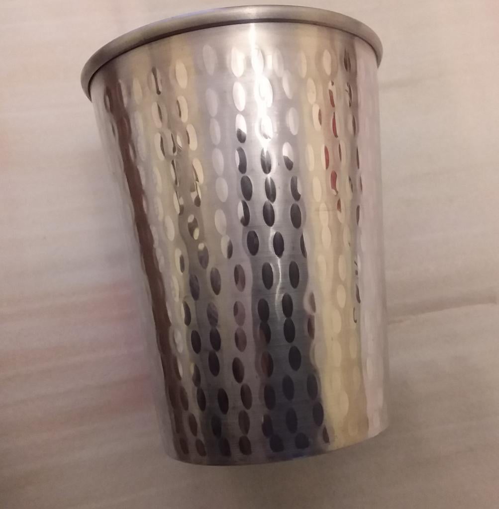 IKEA metalen pannenhoes, hoogte 18 cm, nieuw, Tuin en Terras, Bloempotten, Ophalen, Metaal, Binnen