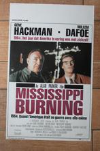 filmaffiche Gene Hackman Mississippi Burning filmposter, Rechthoekig Staand, Ophalen of Verzenden, Zo goed als nieuw, A1 t/m A3