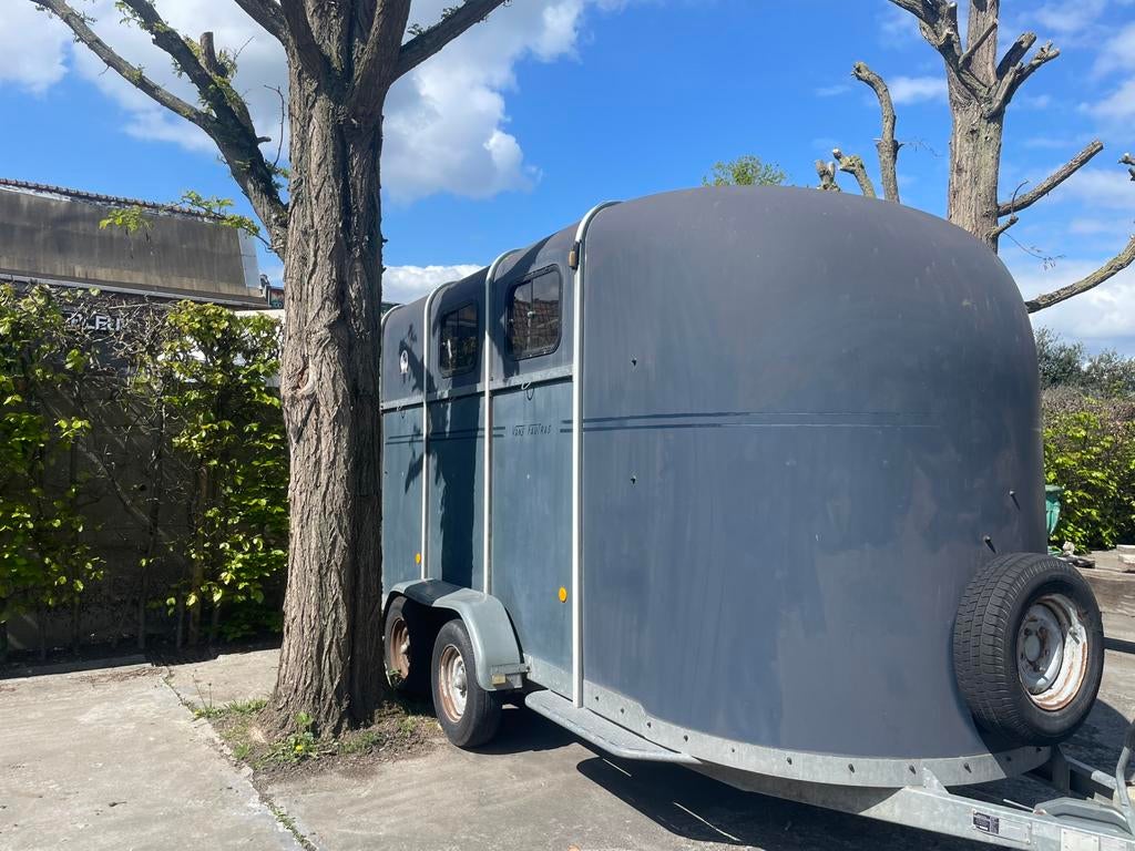 3 paards trailer fauteas, Enlèvement, Comme neuf