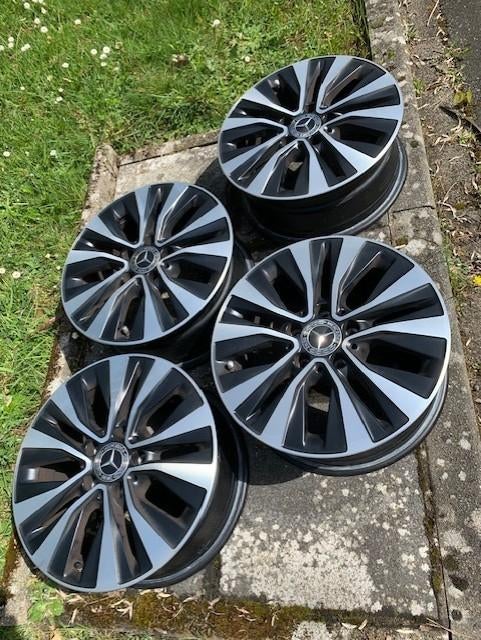 Jantes bicolore d'origine MERCEDES 16 pouces avec capteur, Autos : Pièces & Accessoires, Enlèvement, 16 pouces, Jante(s)