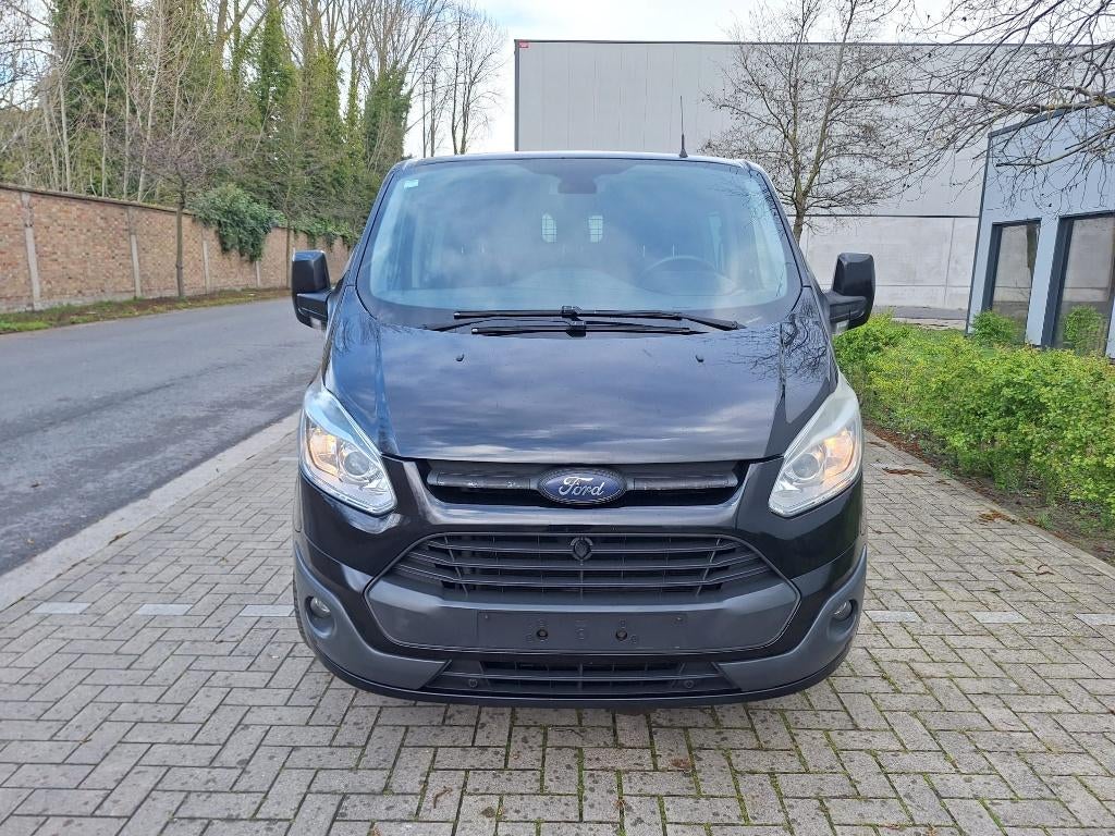 Ford Transit Costum 2.2TDCI | Trekhaak, Voorwielaandrijving, Zwart, Zwart, Bedrijf