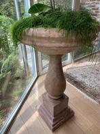 Antieke Toscaanse doopvont – 18e eeuw – marmer – 3 delen, Antiek en Kunst, Ophalen