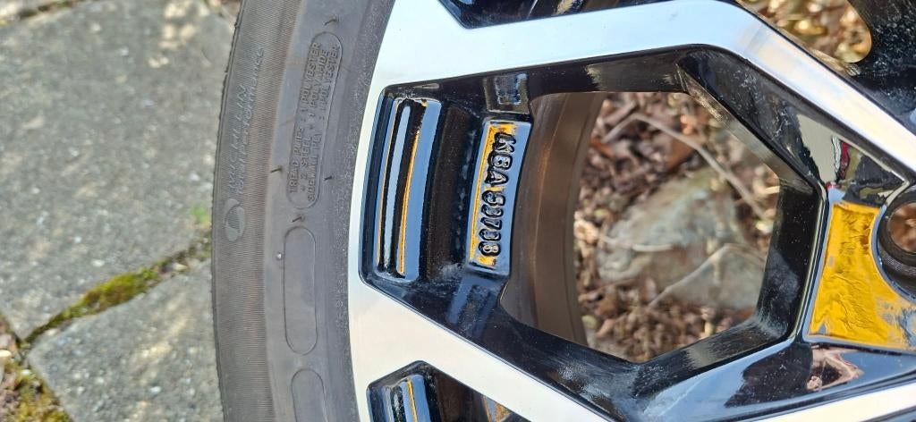 Pack 4 jantes alu + pneus été Michelin 195/55 R16 – bon état, Autos : Pièces & Accessoires, Pneus et Jantes, 16 pouces, Véhicule de tourisme