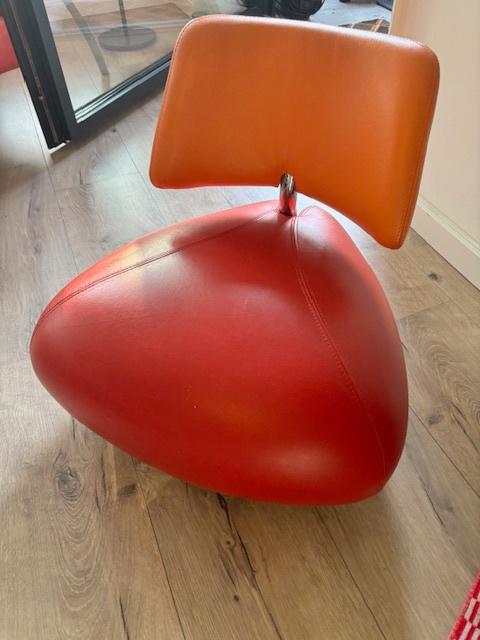 Leolox Pallone Lil, Maison & Meubles, Fauteuils, Comme neuf, Cuir, 50 à 75 cm, Moins de 75 cm, Enlèvement