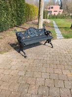 Gietijzeren tuinbank, Ophalen