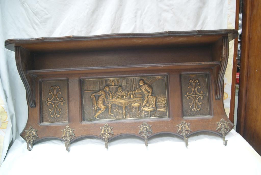 Porte-manteaux vintage., Moins de 100 cm, Portemanteau mural, Enlèvement, Utilisé