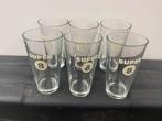 Super 8 glazen, Verzamelen, Glas en Drinkglazen, Ophalen, Zo goed als nieuw, Bierglas