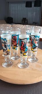 6 Bockor glazen met kunstwerken Rudi Pillen, Antiek en Kunst, Ophalen