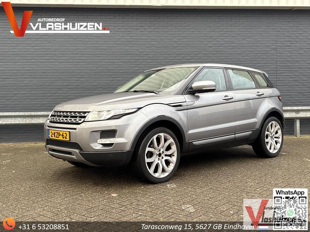Land Rover Range Rover Evoque 2.2 TD4 4WD Pure | Leder | Cli, Auto's, Zwart, 149 g/km, Startonderbreker, Bedrijf