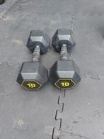 Set d'haltères hexagonaux 10 kg, Enlèvement, Comme neuf, Bras, Haltère