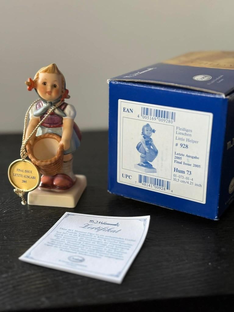 Hummel Goebel, little helper, doos aanwezig, Enlèvement ou Envoi, Comme neuf, Hummel