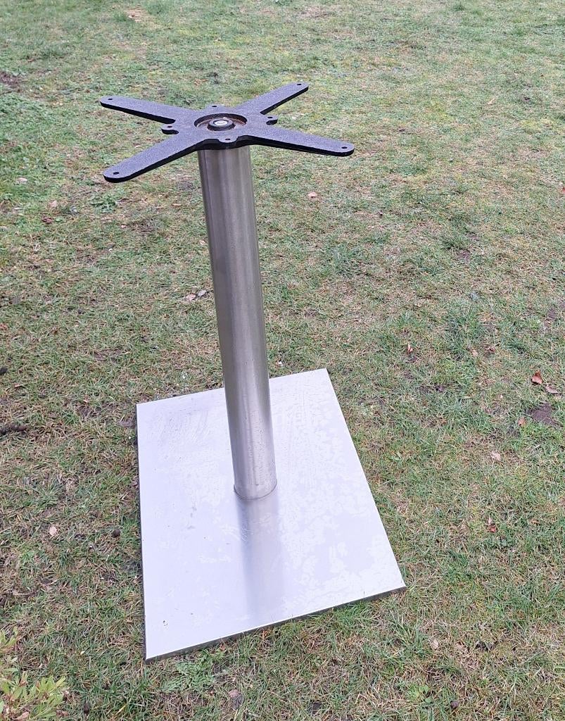 Pied de table central en acier inoxydable, Pied de table, Comme neuf, Enlèvement, Rectangulaire