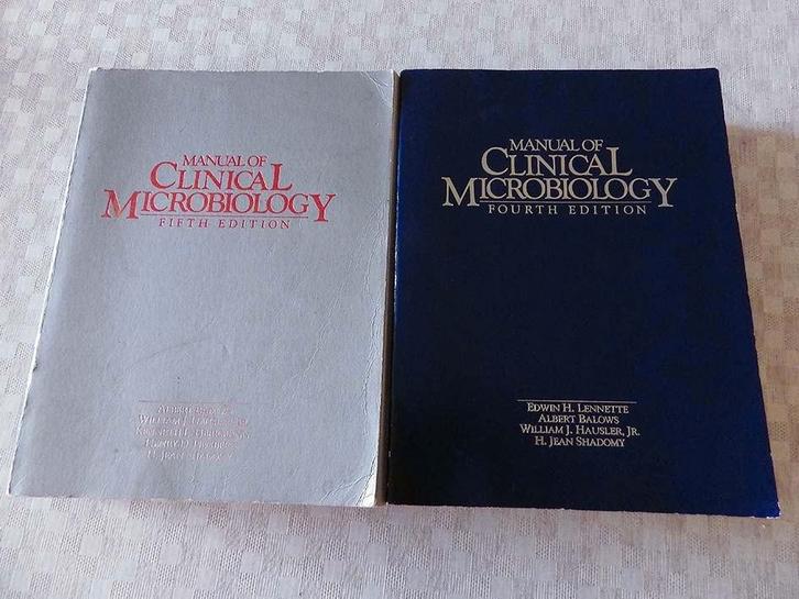Manual of Clinical Microbiology: 4de en 5de Editie., Livres, Livres d'étude & Cours, Comme neuf, Enlèvement