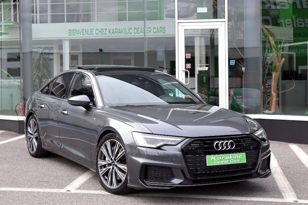 AUDI A6 50TFSIe PHEV QUATTRO S-LINE PANO DISTRO MATRIX, Cuir, Argent ou Gris, Achat, Euro 6