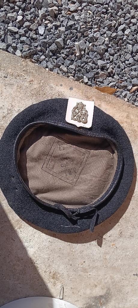 leger baret 2e landciers, Verzamelen, Militaria | Algemeen, Ophalen, Landmacht, Helm of Baret