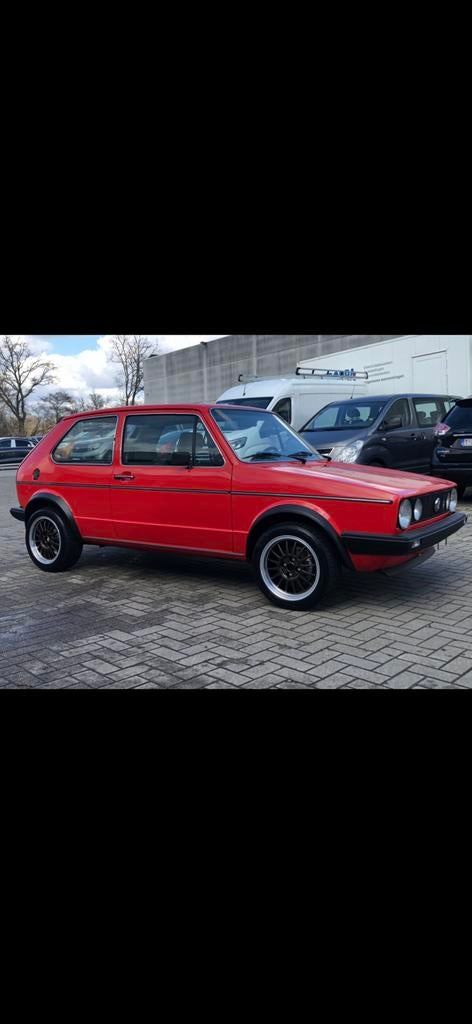 Volkswagen golf mk1 1.6td te koop, Auto's, Voorwielaandrijving, 1600 cc, Leder en Stof, Grijs