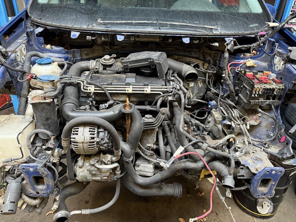 Volkswagen Touran 1.9 Motorblok 101pk AVQ, Volkswagen, -, Origine de la pièce connue, Utilisé