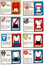 8 Chromos Duitse Bauer Weltfussball-sticker uit 1970, Verzenden, Gebruikt, Meerdere plaatjes