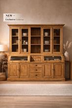 Bastiaankast Teak Bali Buffetkast Vitrinekast Op Maat, Teakhout, Nieuw, Ophalen of Verzenden, 200 cm of meer