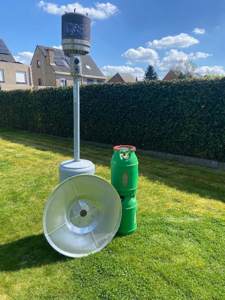 Terrasverwarmer, Jardin & Terrasse, Chauffage de terrasse, Utilisé, Gaz, Sol, Enlèvement