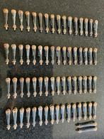 Traploper klemmen - massief rode koper - set van 64 + 2, Ophalen, Gebruikt, 100 tot 250 mm, Overige typen