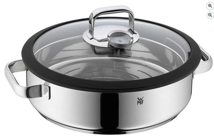 WMF Vitalis - Plat rond de cuisson vapeur NEUF 28cm, Maison & Meubles, Cuisine | Casseroles & Poêles, Neuf, Casserole ou Cocotte-minute