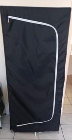 Zwarte kleerkast met hang en leg mogelijkheid., Ophalen, Zo goed als nieuw