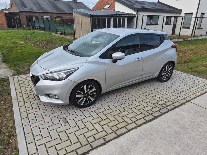 Nissan Micra 2019 - zilver, Auto's, Nissan, Particulier, Micra, ABS, Achteruitrijcamera, Airbags, Airconditioning, Android Auto