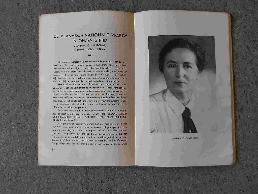 VNV De Clercq Volk Staat Tollenaere Duitsland 1940 1944, Envoi, Utilisé, Société