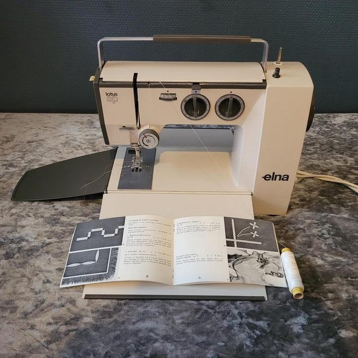 Machine à coudre ELNA LOTUS SP, Hobby & Loisirs créatifs, Machines à coudre & Accessoires, Utilisé, Machine à coudre, Autres marques