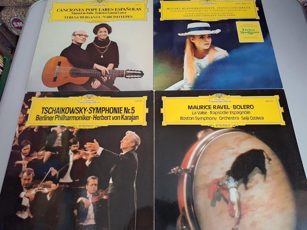 Lot 116 x Lp's Vinyl Deutsche Grammophon Classical, Cd's en Dvd's, Vinyl | Klassiek, Ophalen of Verzenden, Kamermuziek, Gebruikt