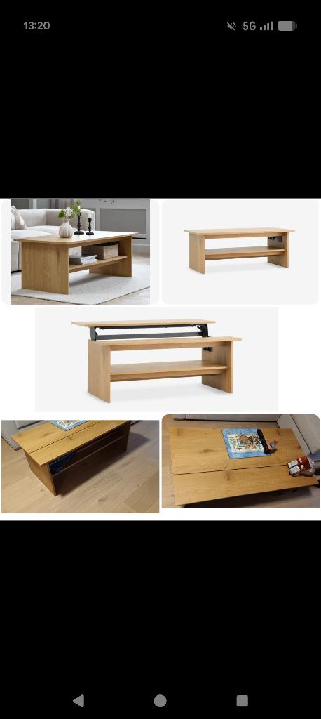 Salontafel, Huis en Inrichting, Tafels | Salontafels, Ophalen, Zo goed als nieuw, Rechthoekig