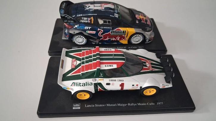 Ralley cars 1/24, Verzamelen, Overige Verzamelen, Zo goed als nieuw, Ophalen of Verzenden