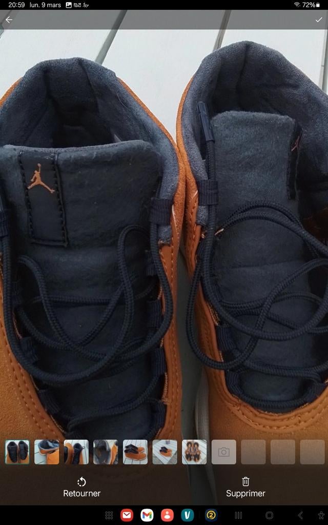 Baskets Jordan, Enlèvement