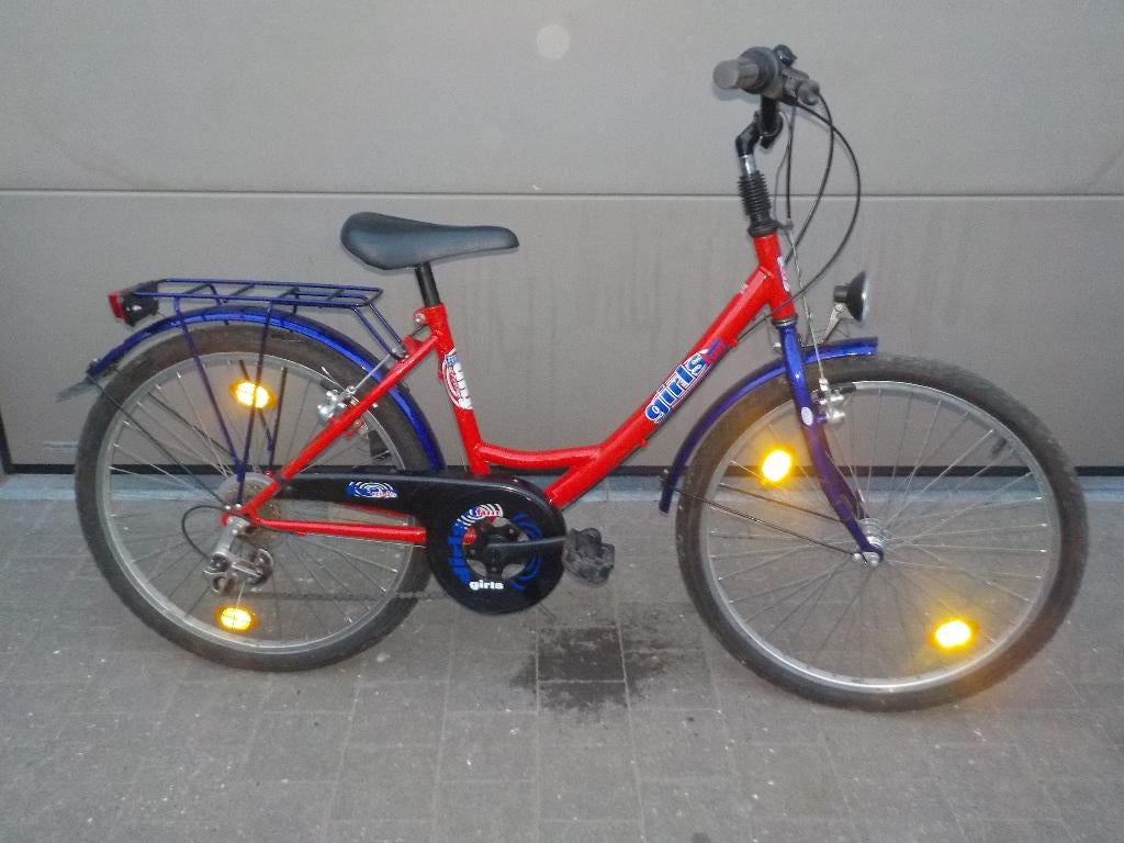 Meisjesfiets 24 inch, Ophalen, 24 inch, Versnellingen