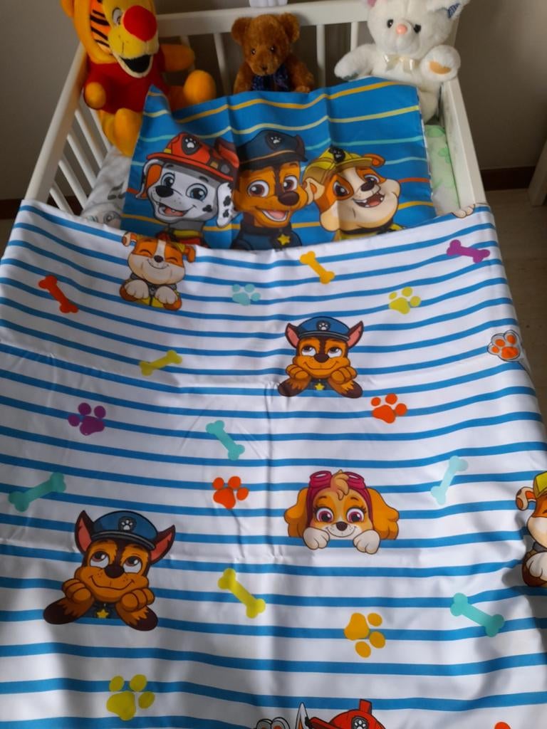 Paw patrol zomer 1pers dekbedovertrek, Ophalen of Verzenden, Nieuw, Jongetje of Meisje, Dekbedovertrek