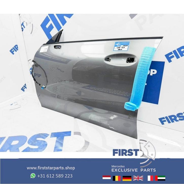 A1187202101 W118 C118 X118 CLA DEUR PORTIER COMPLEET LINKSVO, Auto-onderdelen, Carrosserie, Deur, Mercedes-Benz, Voor, Links, Gebruikt
