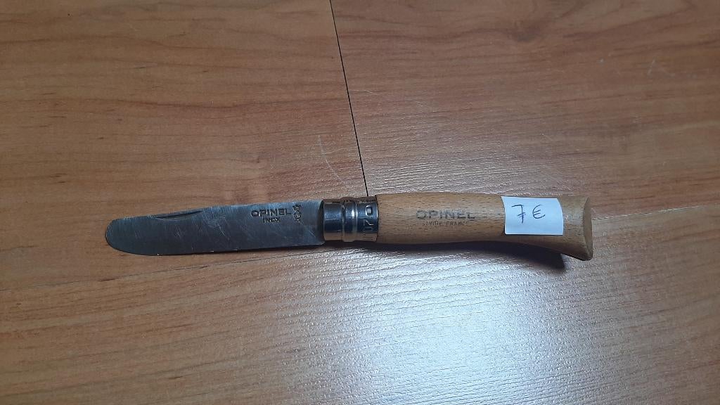 First opinel, Ophalen, Gebruikt