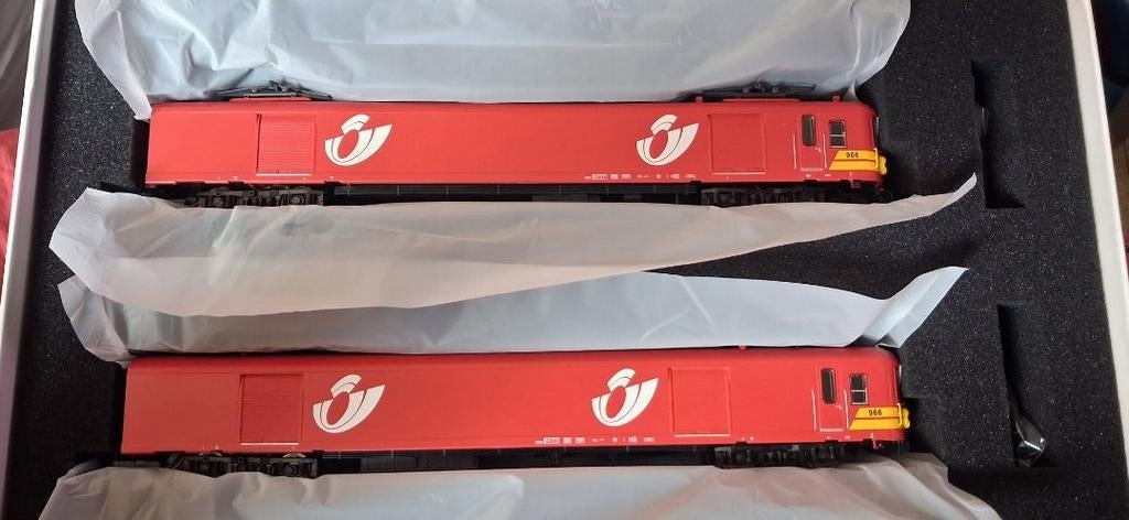 Train postal sncb ho digital 2 rails, Caravanes & Camping, Enlèvement