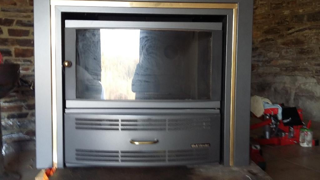 insert poele à mazout Well Straler M110 11.6kw, Enlèvement, Utilisé, Poêle