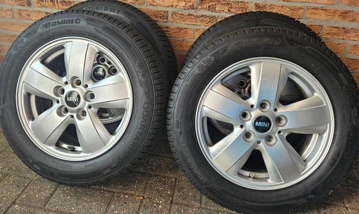 TPMS MINI Cooper Allseasonset 5x112 7-8 mm de 15 pouces comm, Autos : Pièces & Accessoires, Autres pièces automobiles, Mini, Enlèvement