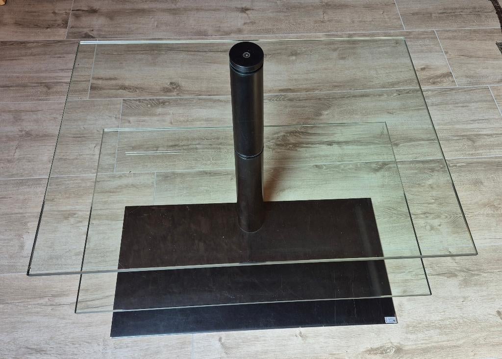 Tv meubel, Ophalen, 50 tot 100 cm, Zo goed als nieuw, Glas